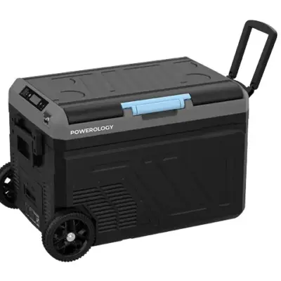 Powerology Dual Compartment Smart Fridge And Freezer 40L