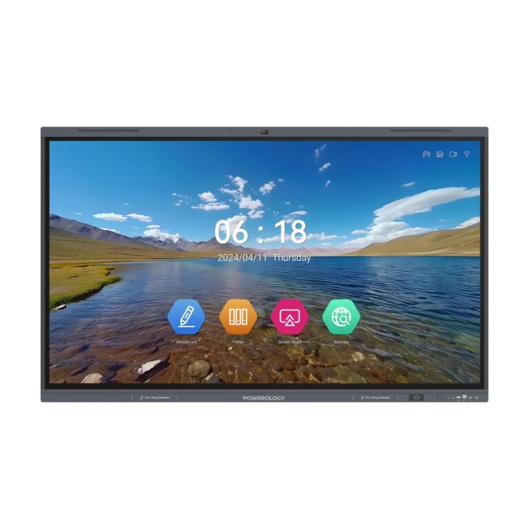 Powerology Dual Windows & Android Interactive Smartboard - 75"