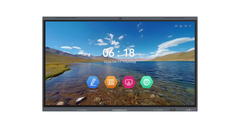 Powerology Dual Windows & Android Interactive Smartboard - 75"