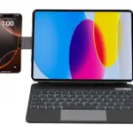 Powerology DynaBoard Wireless Keyboard Case with MagSafe Phone Holder for iPad 10th Gen