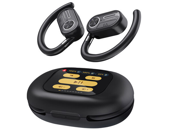 Powerology ENC TWS Air Conduction Earbuds and Charging Case with Display 40mAh8