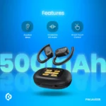 Powerology ENC TWS Air Conduction Earbuds and Charging Case with Display 40mAh8