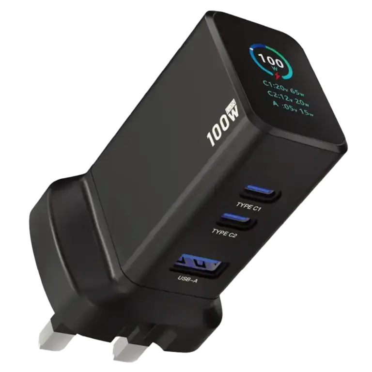 Powerology GaNex 100W Multi-Port Adapter