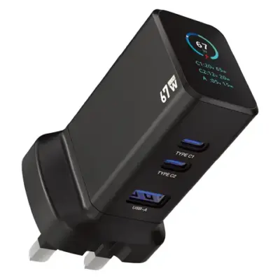 Powerology GaNex 67W Multi-Port Adapter