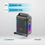 Powerology Karaoke Party Speaker