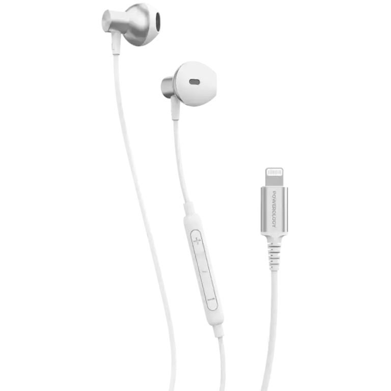 Powerology Lightning Stereo Earphones for iPhone and iPad