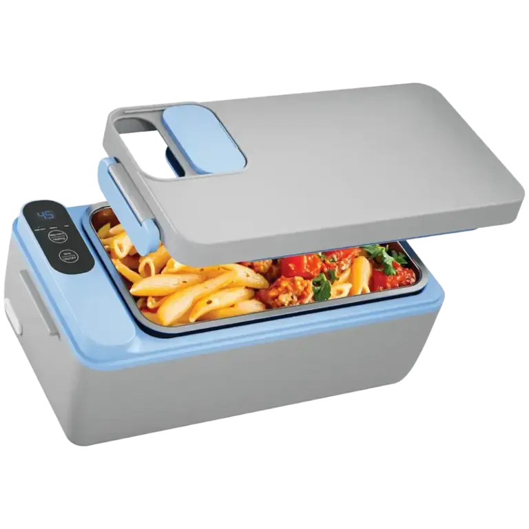 Powerology Lumo Portable Heated Lunch Box - Gray Blue