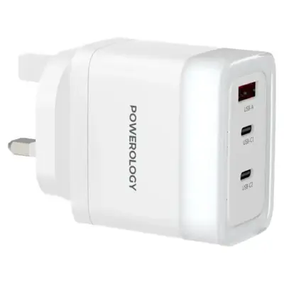 Powerology Lunex Series Fast Charging Adapter PD 65W