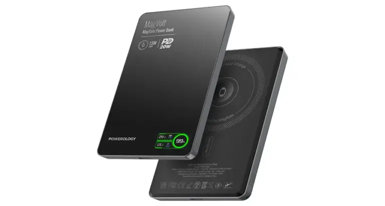 Powerology MagVolt 5000mAh Magnetic Power Bank