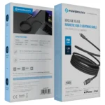 Powerology Malinka Weave Magnetic USB-C To Lightning 1.2m Cable PD 30W
