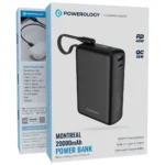 Powerology Montreal 20000mAh Power Bank