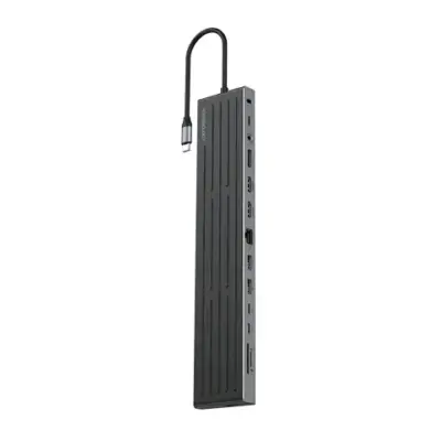 Powerology Nexis 13-in-1 Multi-Display USB-C Hub & Laptop Stand