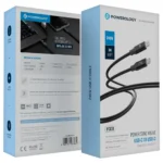 Powerology Power Sync Weave 240W USB-C to USB-C 3m Cable
