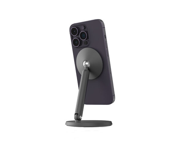 Powerology Rotatable Desktop Magsafe Phone Stand with 17*N5 Magnets - Dark Grey