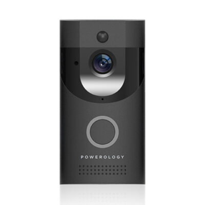 Powerology Smart Video Doorbell with Night Vision and Motion Sensor