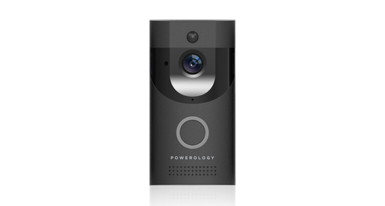 Powerology Smart Video Doorbell with Night Vision and Motion Sensor