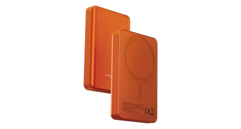 Powerology Spetelli 10000mAh MagSafe Aluminum Power Bank - Orange