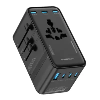 Powerology Spetrova GaN Multi-Port Universal Adapter
