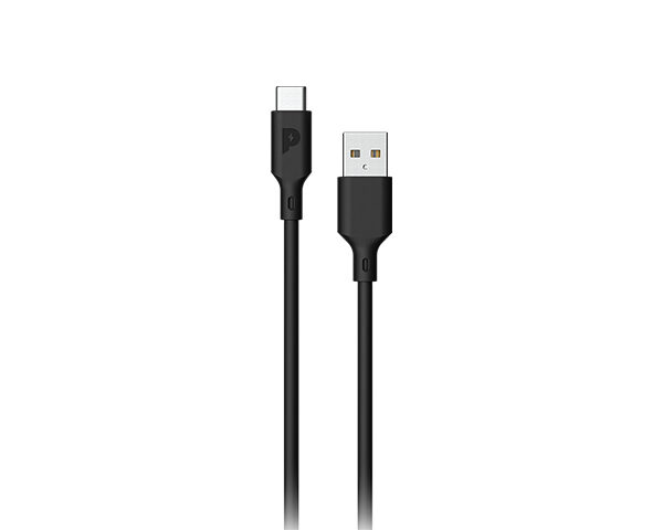 Powerology USB-A to Type-C Data Fast Charge Cable - 1.2m / 4ft