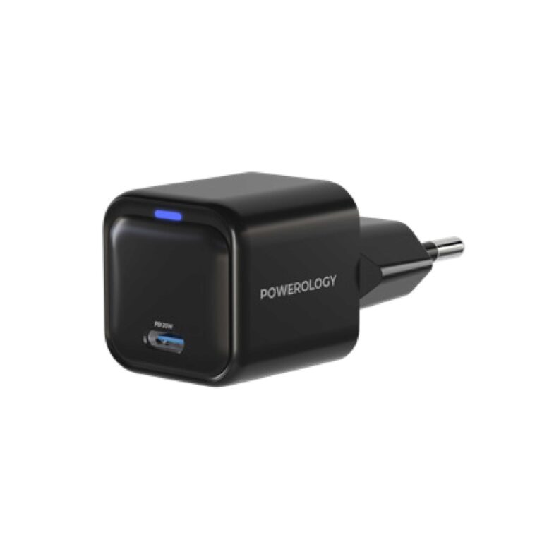 Powerology Ultra-Compact GaN Charger PD 20W EU