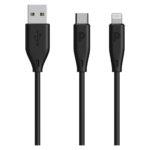 Powerology Ultra Quick Charge with GaN Technologies Included USB-C to Lightning MFi Cable