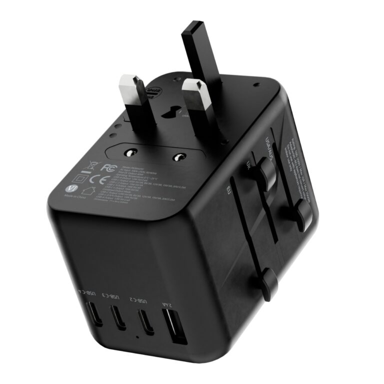 Powerology Universal Multi-Port Travel Adapter PD 65W