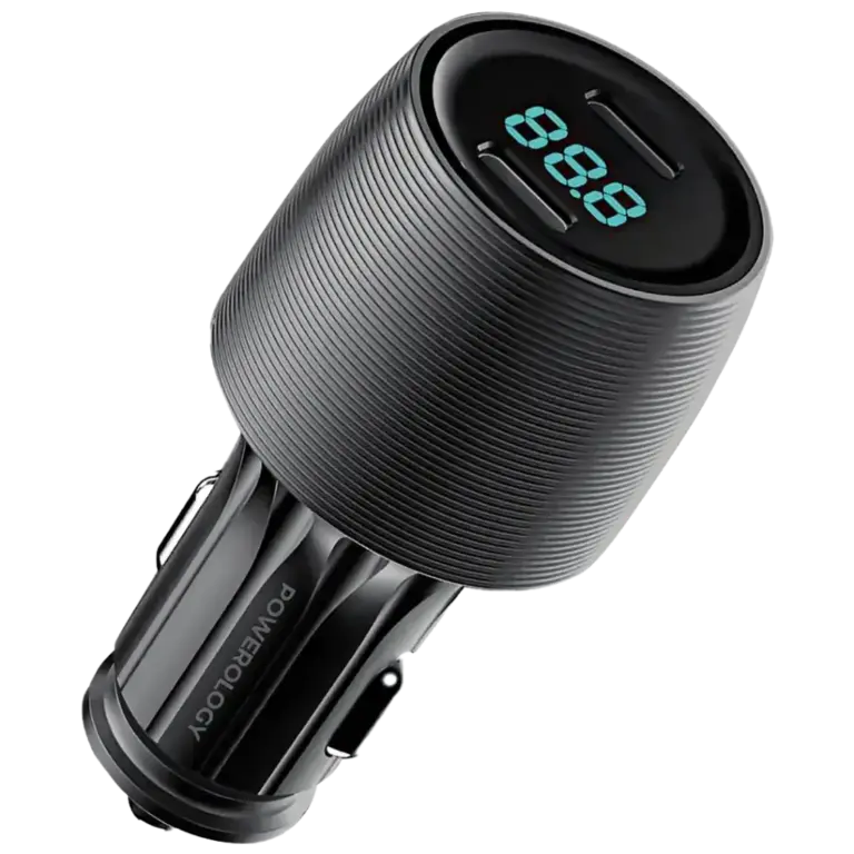 Powerology Velox 66W Dual-Port Car Charger