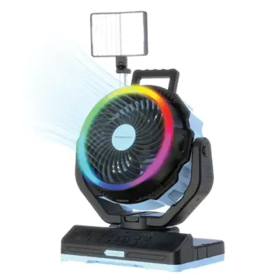 Powerology VentoPower Outdoor 40K Oscillating Fan - Blue/Black