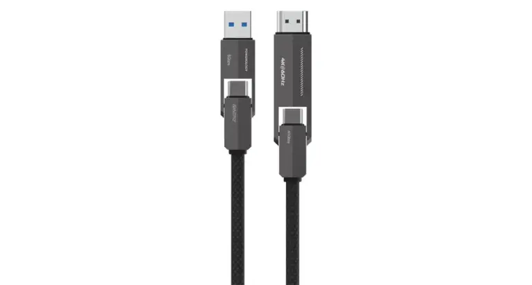 Powerology Vion 4-In-1 Charging & Data Transfer Cable
