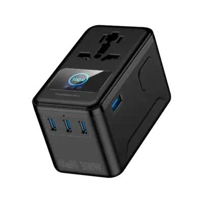 Powerology Voltvoya GaN Travel Adapter PD 100W