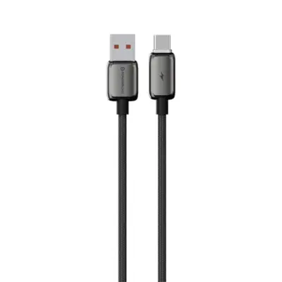 Powerology Zinco Series USB-A to USB-C - Dark Gray