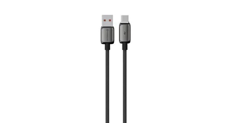 Powerology Zinco Series USB-A to USB-C - Dark Gray
