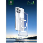 Series 8 Transparent Case with Strong Magnetic Adsorption Strip iPhone 14 Pro - Clear