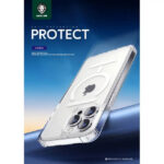 Series 8 Transparent Case with Strong Magnetic Adsorption Strip iPhone 14 Pro - Clear