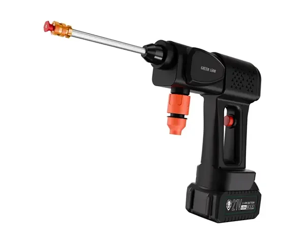 Green Lion 21V Cordless Pressure Wash Gun - Black