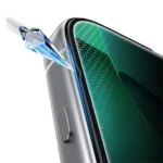 Green Lion 3D Silicone Plus Privacy Screen Protector for iPhone 17 Series - Black Edge/Privacy