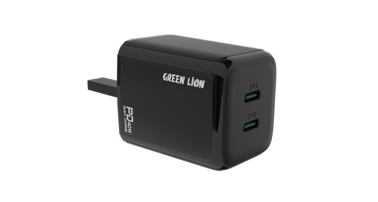 Green Lion 40W Dual PD Wall Charger - Black