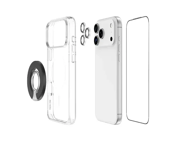 Green Lion 4-In-1 Protection Pack for iPhone 17 Pro/Pro Max- Clear