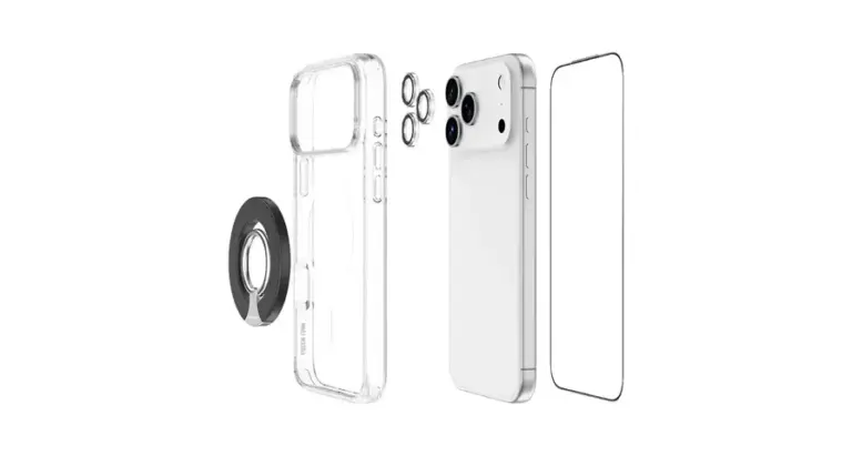 Green Lion 4-In-1 Protection Pack for iPhone 17 Pro/Pro Max- Clear