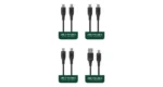 Green Lion 4 in 1 Cable Combo All-In-One Kit - Black