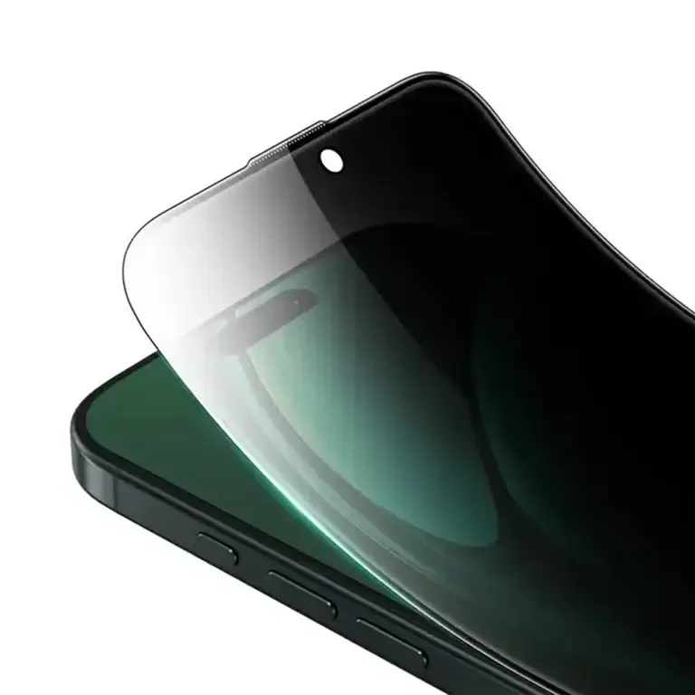 Green Lion 9H Steve Matte Privacy Glass for iPhone 17 Pro/Pro Max - Black Edge/Privacy