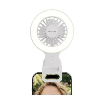 Green Lion Air Glow Clip-On Rechargeable Fan