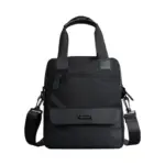 Green Lion City Messenger Bag - Black