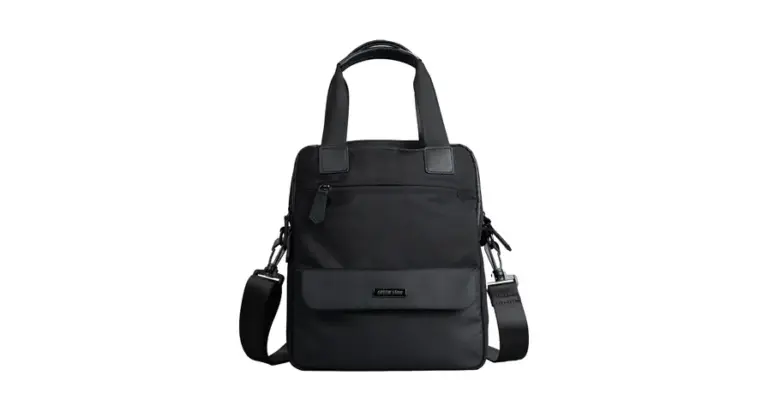 Green Lion City Messenger Bag - Black