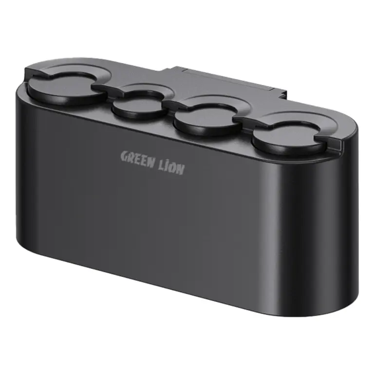 Green Lion Coin Dock Car Coin Organizer - Black