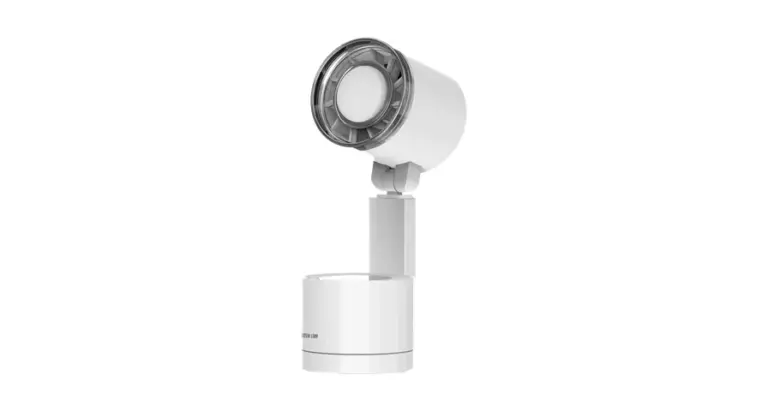 Green Lion Como Folding Lamp Fan - White