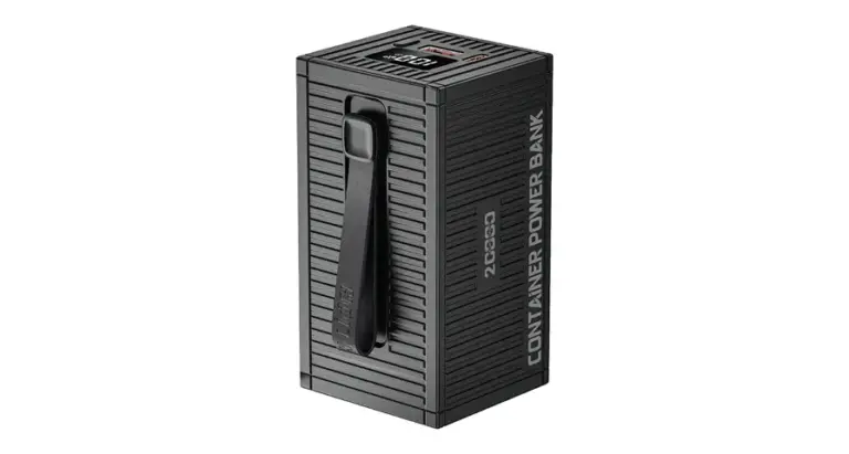 Green Lion Container 20000mAh Power Bank - Black