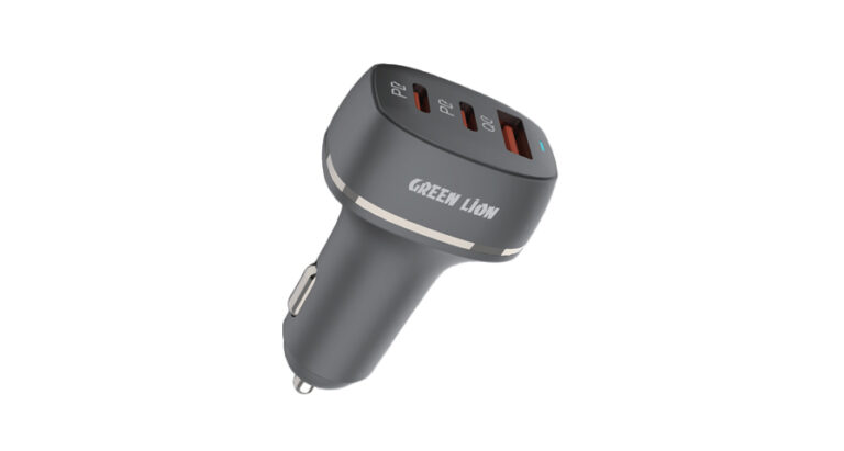 Green Lion Dual PD & QC 3.0 50W Car Charger - Black