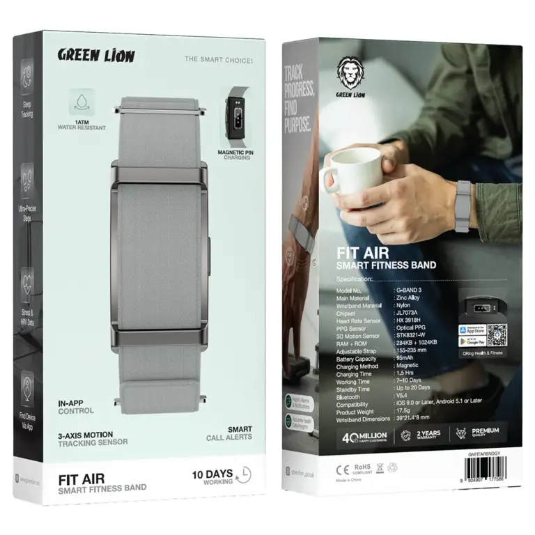 Green Lion Fit Air Smart Fitness Band
