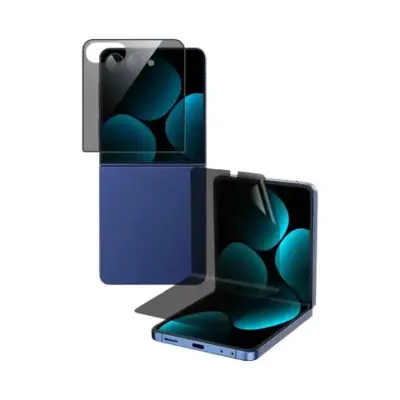 Green Lion Flip Protection Pack Front Glass & Inside EPU Film for Z Flip 7 - Clear